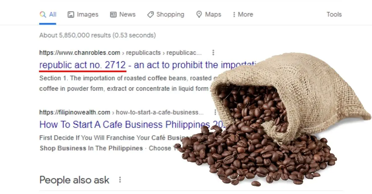 Startup cost for a coffee shop in Philippines